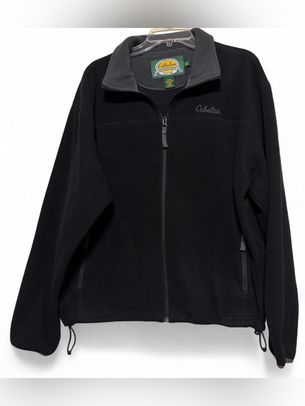 Cabela's Black Full-Zip Fleece Jacket